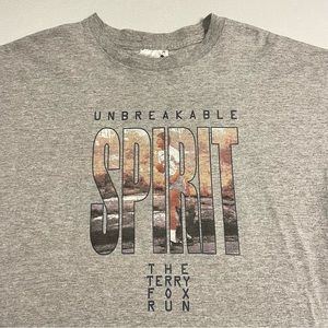 Vintage The Run Terry Fox T Shirt Size Large